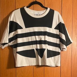 Adidas trefoil crop t-shirt